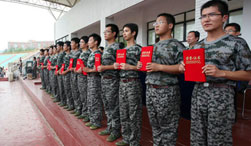 成都企業(yè)新員工入職軍訓(xùn)